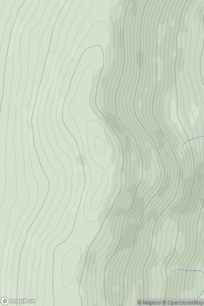 Thumbnail image for Meall Dubh [Loch Fyne to Bute and the Firth of Clyde] [NS078893] showing contour plot for surrounding peak